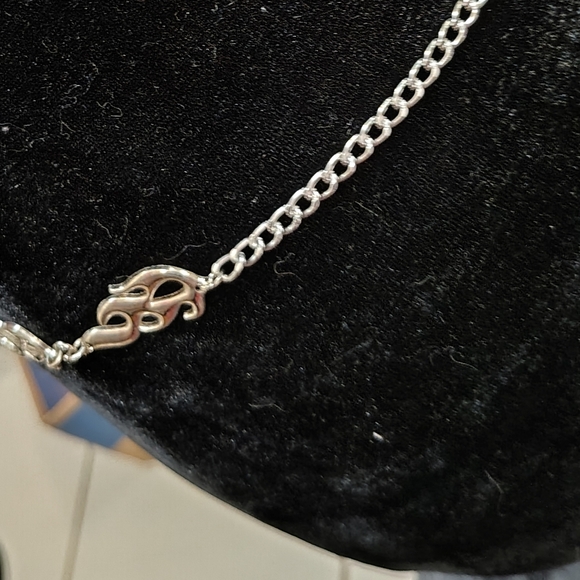 Vintage SilverTone Flame Chain Belt/ See Pics Information - Picture 3 of 16